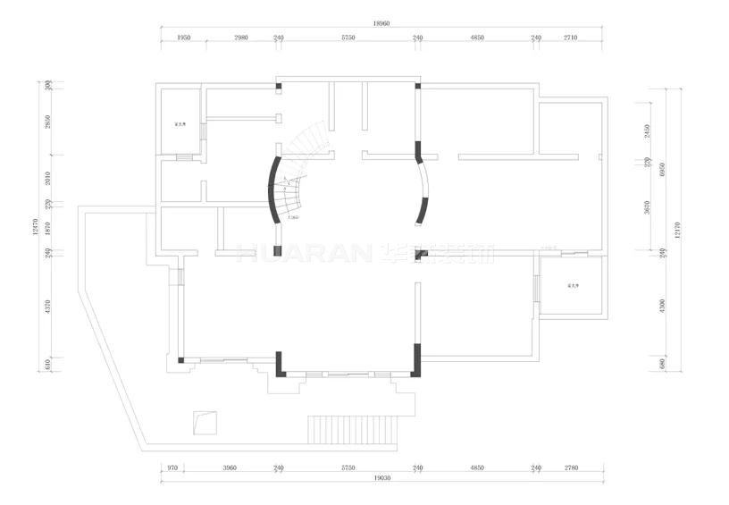 負(fù)一層原始結(jié)構(gòu)圖